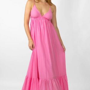 Clothing Grey Bandit Dresses & Rompers | Shine Bright Maxi Dress In Pink