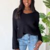 Clothing Grey Bandit Sweaters | Josie Sweater In Black